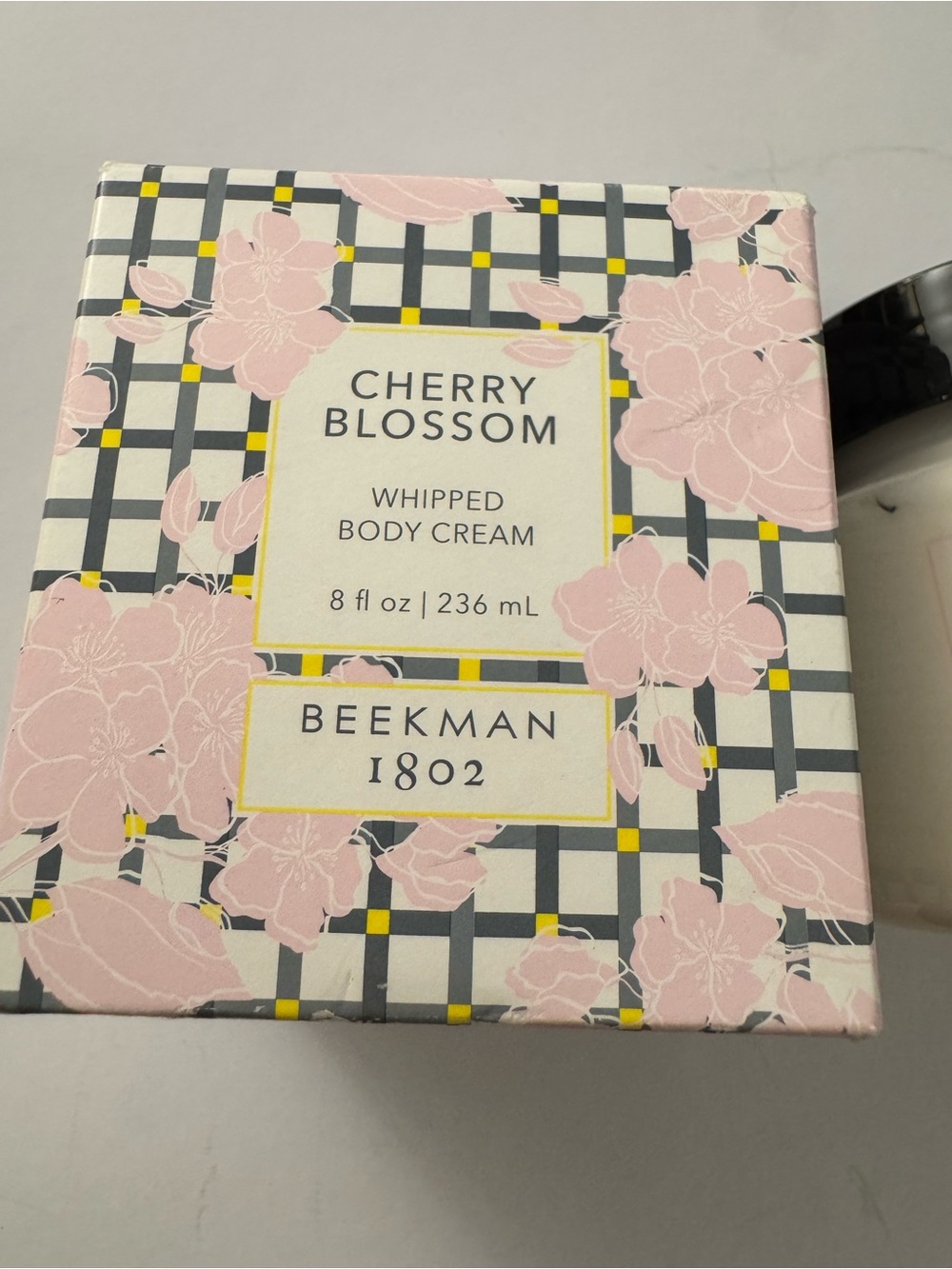 Beekman 1802 Cherry Blossom Goat Milk Whipped Body Cream Organic 8 fl oz J24